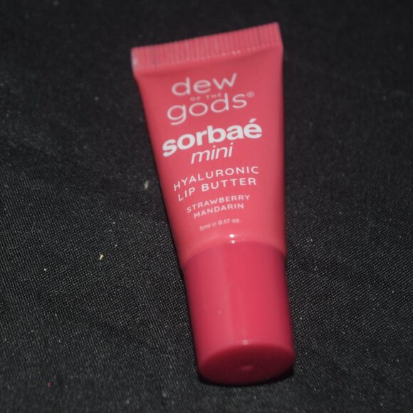 Dew of the Gods Sorbaé Hyaluronic Lip Butter strawberry Mandarin - Picture 1 of 3